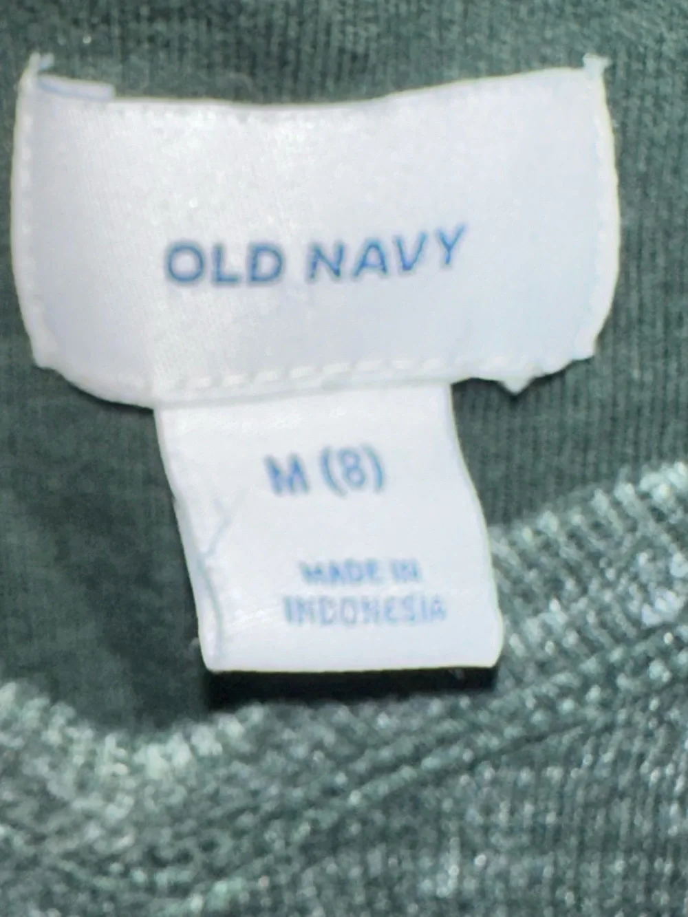 Old Navy Boys Dark Green Marled V-Neck Sweater